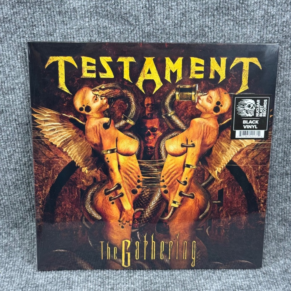 Testament The Gathering Black Vinyl LP 2022 Nuclear Blast Sealed Thrash Metal